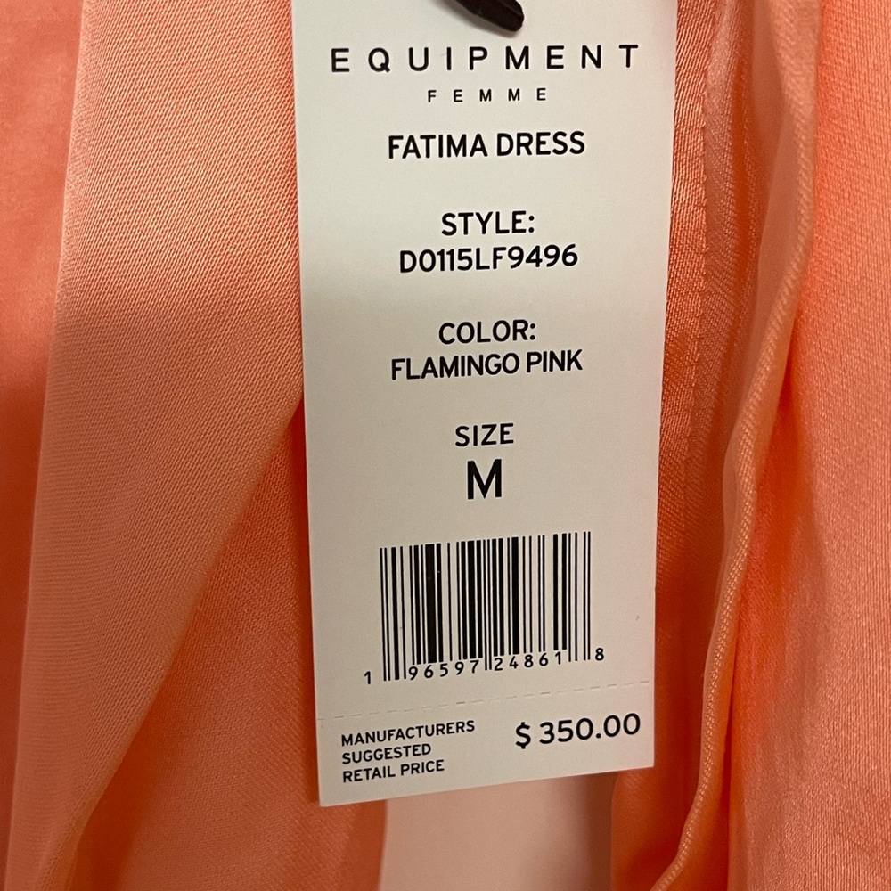 Equipment Fatima Wrap
Shirtdress - Flamingo Pink(M) - Picture 10 of 10